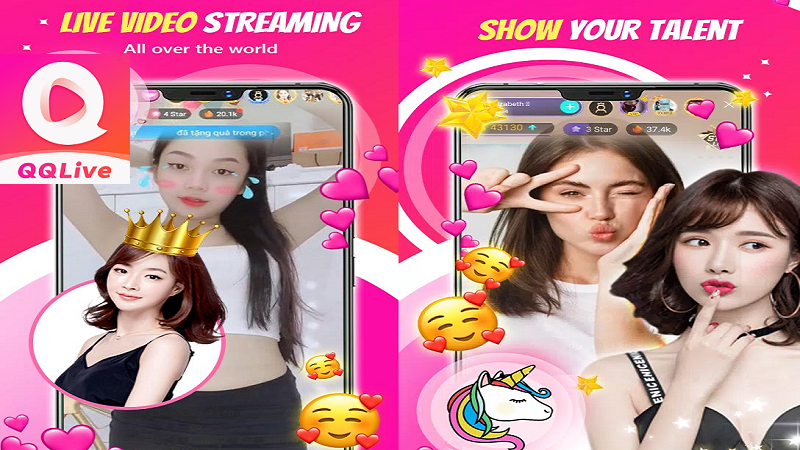 app idol gái xinh QQLive