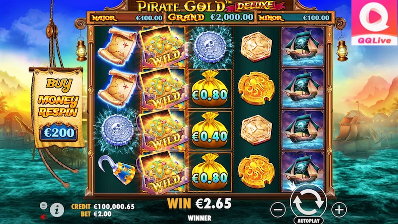 QQlive Pirate Gold Deluxe Pragmatic Play