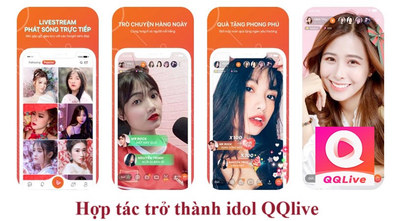 Hợp tác trở thành idol